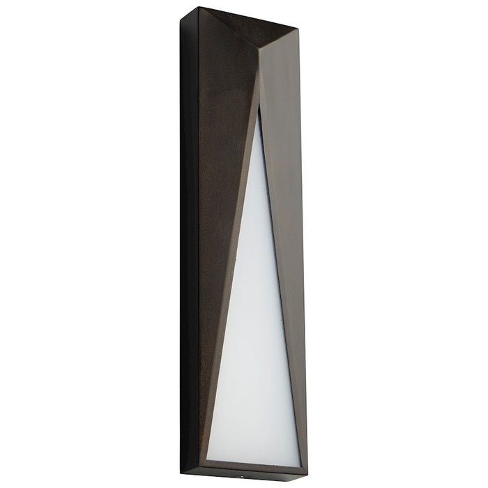 Oxygen Lighting Elif Exterior Sconce, White Polycarb