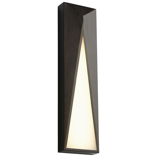 Oxygen Lighting Elif Exterior Sconce, White Polycarb