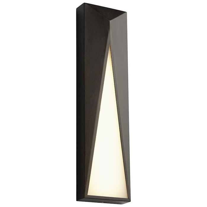 Oxygen Lighting Elif Exterior Sconce, White Polycarb