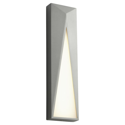 Oxygen Lighting Elif 736 4000K 120V Dim Outdoor Sconce, Grey