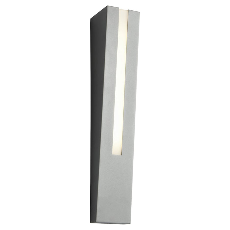 Oxygen Lighting Karme 4000K 120V Dim Outdoor Sconce, Grey