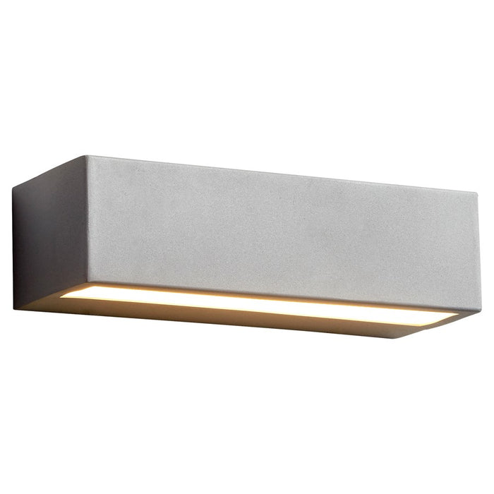 Oxygen Lighting Maia 3500K 120V Dim Outdoor Sconce, Grey