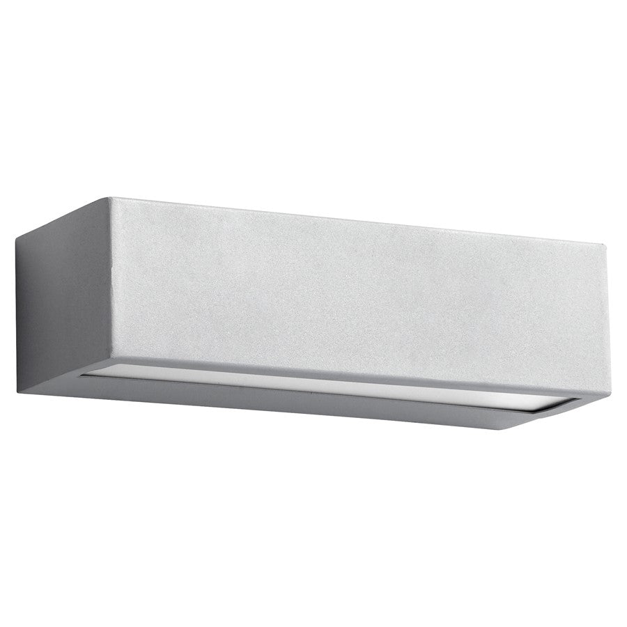 Oxygen Lighting Maia 4000K 120V Dim Outdoor Sconce, Grey - 3-740-4016
