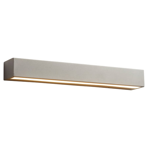 Oxygen Lighting Maia 2700K 23" 120V Dim Sconce Outdoor Sconce, Grey
