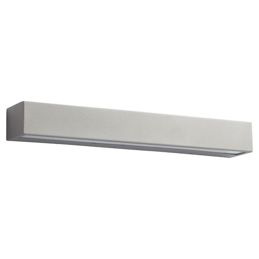 Oxygen Lighting Maia 3500K 23" 120V Dim Sconce Outdoor Sconce, Grey - 3-742-3516