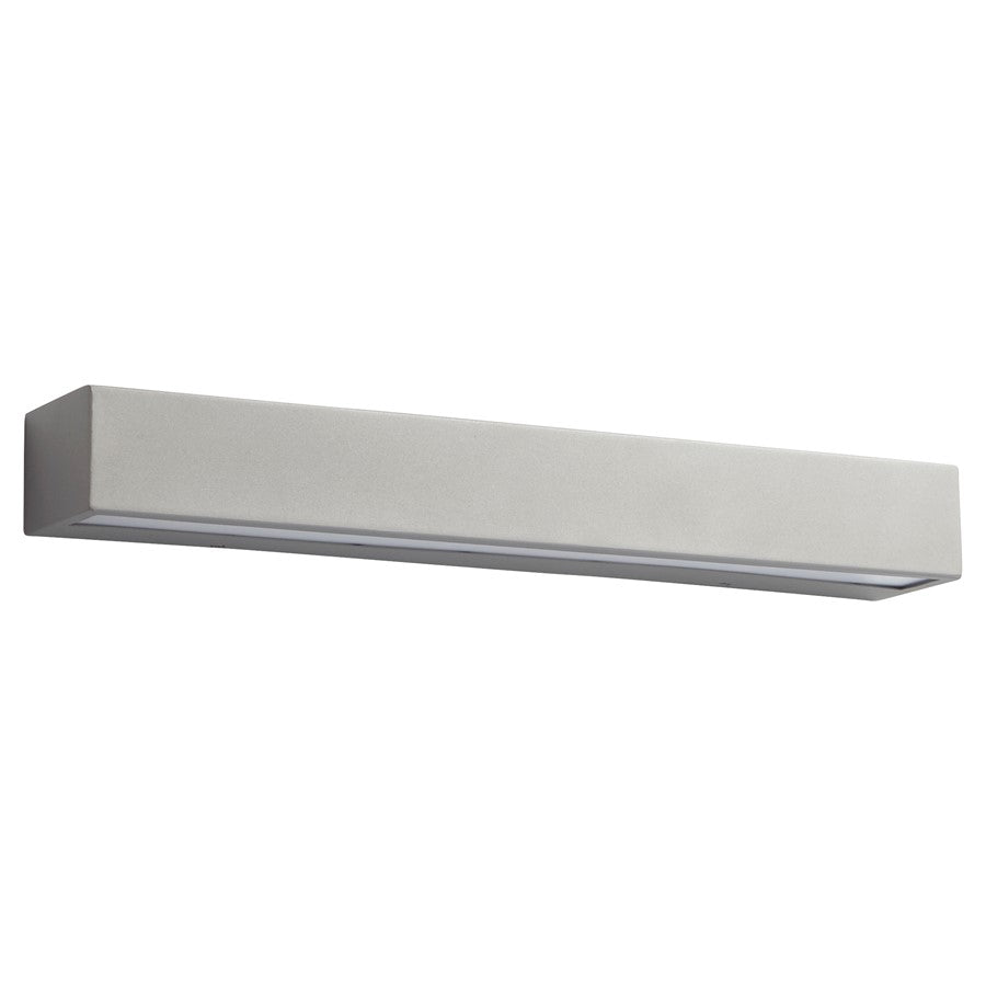 Oxygen Lighting Maia 3500K 23" 120V Dim Sconce Outdoor Sconce, Grey - 3-742-3516