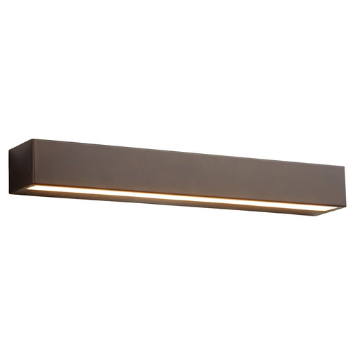 Oxygen Lighting Maia 4000K 23" 120V Dim Outdoor Sconce, Oil Bronze