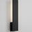 Oxygen Lighting Icon 1 Light Outdoor Sconce, Black