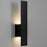 Oxygen Lighting Reflex 2 Light Outdoor Sconce, Black