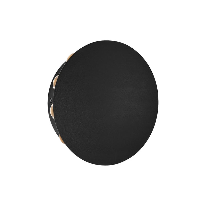 Oxygen Lighting Rickie 8" LED Outdoor Sconce, Black