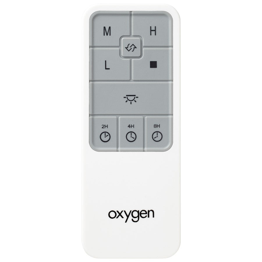 Oxygen Lighting Oslo Remote Light Indoor Fan Accessory, White