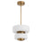 Oxygen Lighting Favo 12" 5Cct Pendant, Brushed Brass - 3-80-56