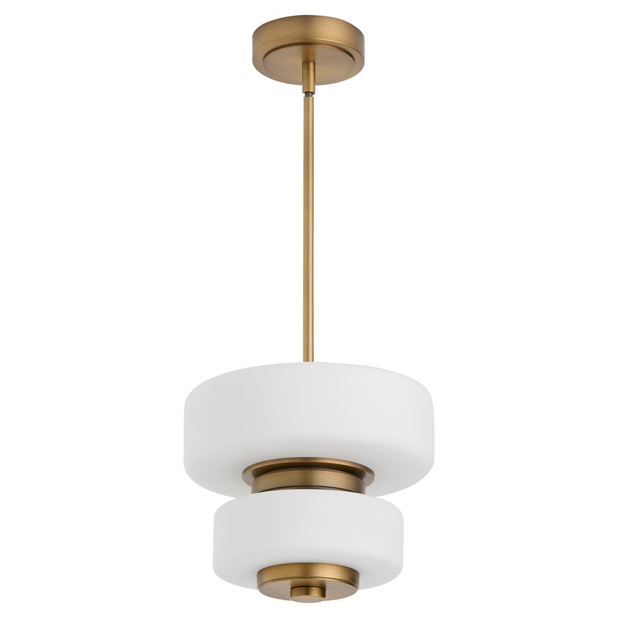 Oxygen Lighting Favo 12" 5Cct Pendant, Brushed Brass - 3-80-56