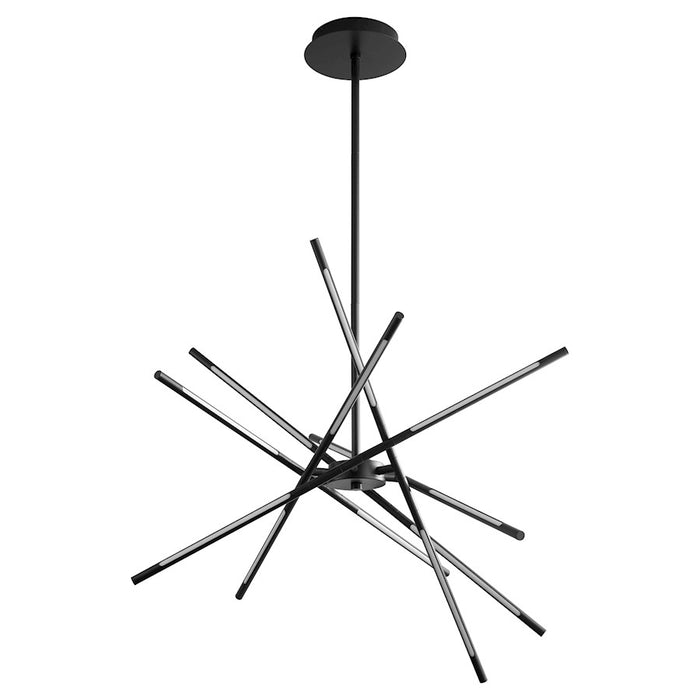 Oxygen Lighting Palillos 12 Light Pendant, Black - 3-803-15