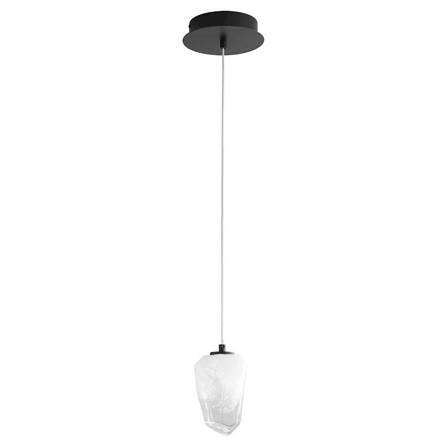 Oxygen Lighting Vivo 1 Light Pendant, Black - 3-809-15