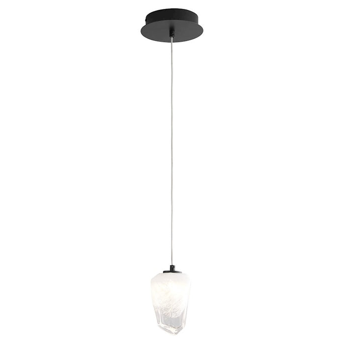 Oxygen Lighting Vivo 1 Light Pendant, Black