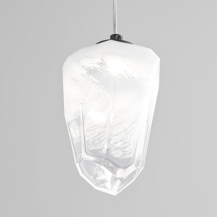 Oxygen Lighting Vivo 1 Light Pendant, Black