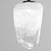 Oxygen Lighting Vivo 1 Light Pendant, Black