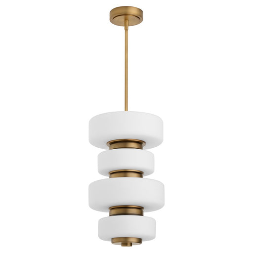 Oxygen Lighting Favo 24" 5Cct Pendant, Brushed Brass - 3-81-56