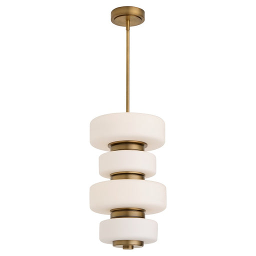 Oxygen Lighting Favo 24" 5Cct Pendant, Brushed Brass