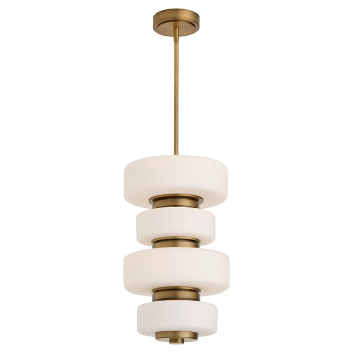 Oxygen Lighting Favo 24" 5Cct Pendant, Brushed Brass