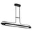 Oxygen Lighting Braem 48" 5Cct Linear Chandelier, Black - 3-812-15
