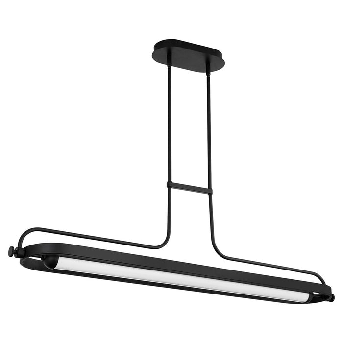 Oxygen Lighting Braem 48" 5Cct Linear Chandelier, Black - 3-812-15