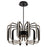 Oxygen Lighting Roto 12Lt 5Cct Pendant, Black