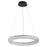 Oxygen Lighting Élan 1 Light 24" Pendant, Black - 3-874-15