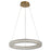 Oxygen Lighting Elan 1 Light 24" Pendant, Aged Brass