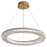 Oxygen Lighting Elan 1 Light 24" Pendant, Aged Brass