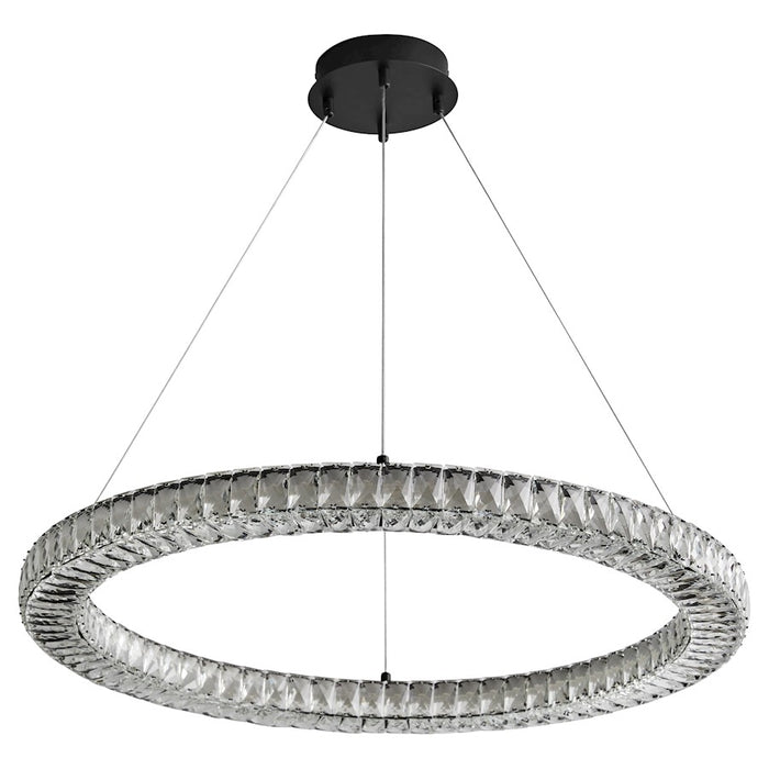 Oxygen Lighting Élan 1 Light 32" Pendant, Black - 3-875-15