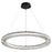 Oxygen Lighting Elan 1 Light 32" Pendant, Black