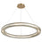 Oxygen Lighting Elan 1 Light 32" Pendant, Aged Brass