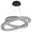 Oxygen Lighting Élan 2 Light Pendant, Black - 3-876-15