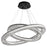 Oxygen Lighting Elan 2 Light Pendant, Black