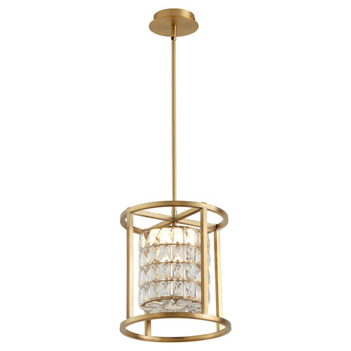 Oxygen Lighting Élan 12" Cct Pendant, Aged Brass