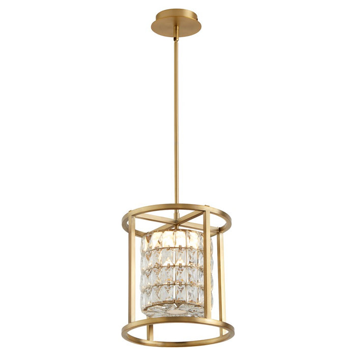 Oxygen Lighting Élan 12" Cct Pendant, Aged Brass