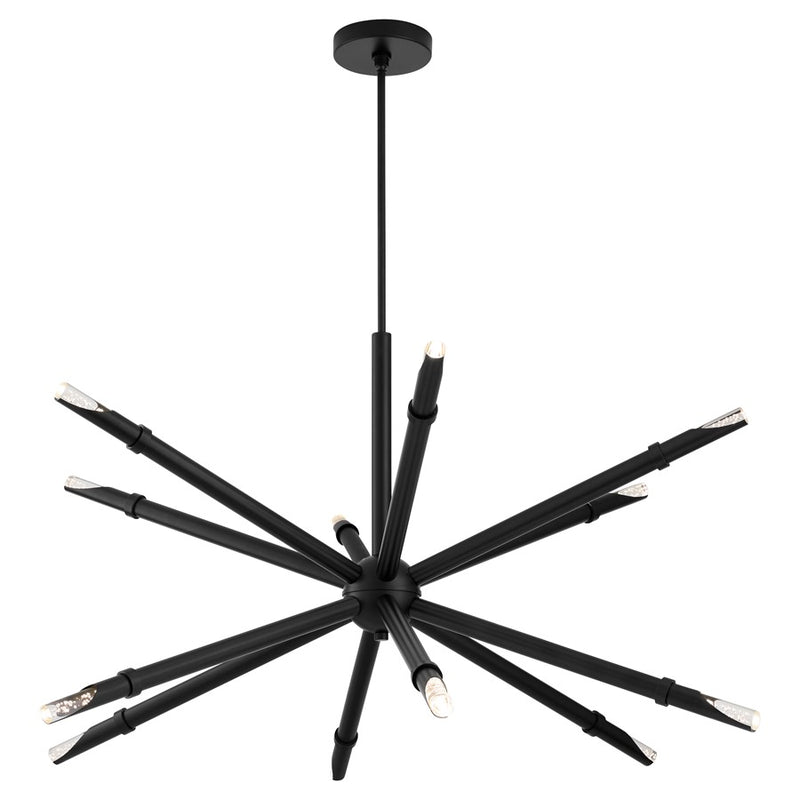 Oxygen Lighting Ionis 42" 3Cct Pendant, Black
