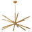 Oxygen Lighting Ionis 42" 3Cct Pendant, Brushed Brass - 3-878-56