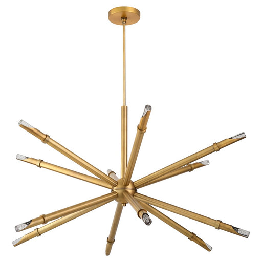 Oxygen Lighting Ionis 42" 3Cct Pendant, Brushed Brass - 3-878-56