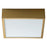 Oxygen Lighting Pyxis 10" 3500K Ceiling Mount, Aged Brass - 32-612-3540
