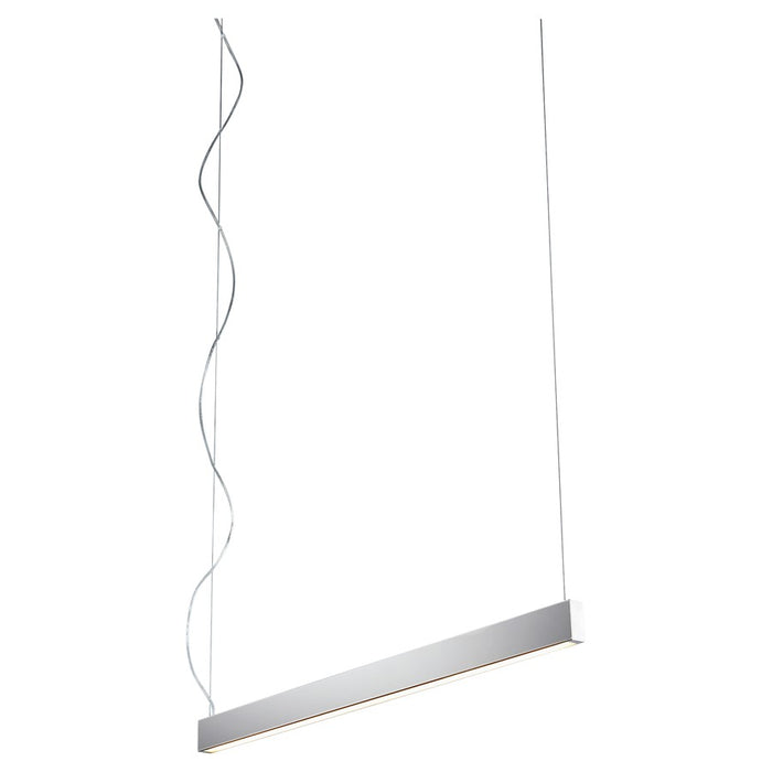 Oxygen Lighting Zepp 38" 2700K Pendant, Polished Nickel