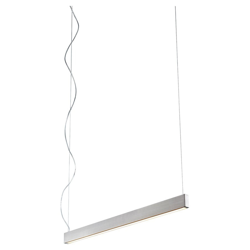 Oxygen Lighting Zepp 38" 3500K Pendant, Satin Nickel