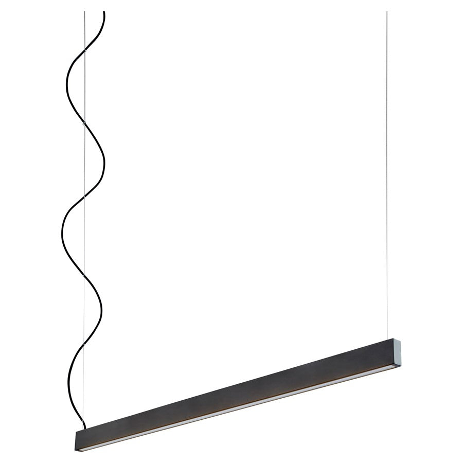 Oxygen Lighting Zepp 50" 4000K Pendant, Black - 32-633-4015