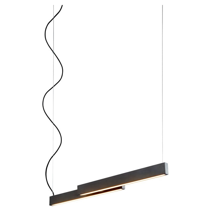 Oxygen Lighting Klone 40" 3500K Pendant, Black