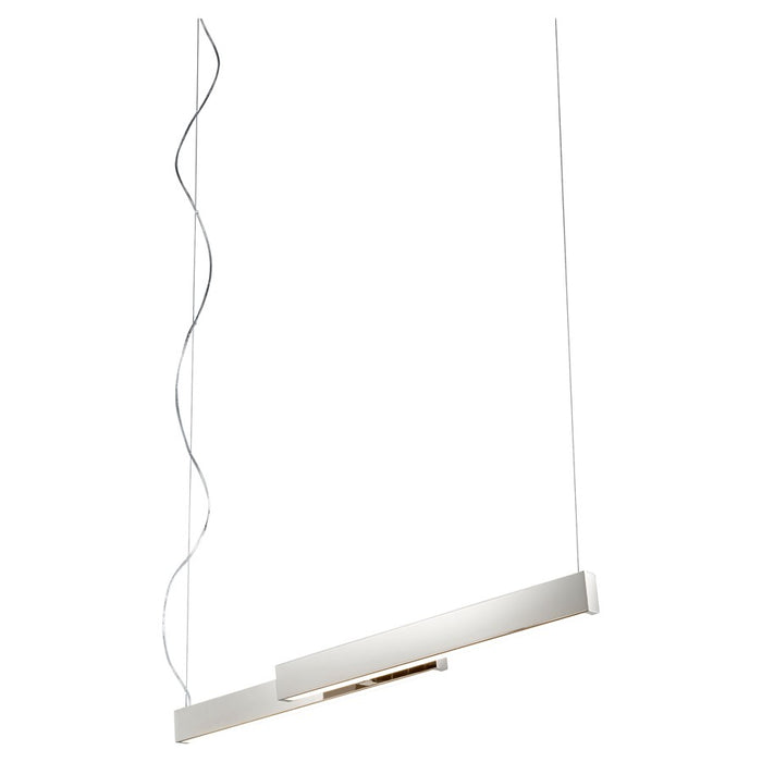 Oxygen Lighting Klone 40" 3500K Pendant, Polished Nickel