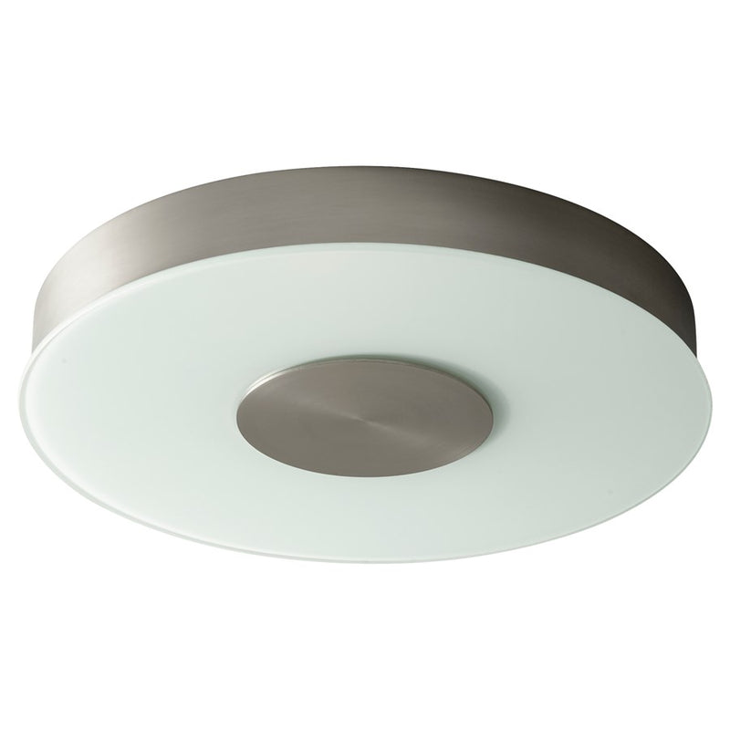 Oxygen Lighting Dione 2700K 15" UV Dim Ceiling Mount, Satin Nickel - 32-664-2724