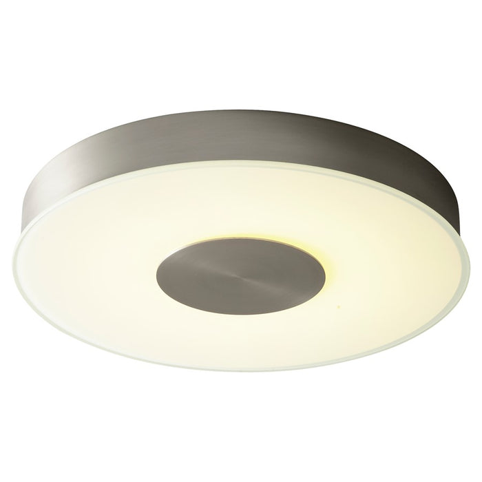 Oxygen Lighting Dione 3500K 15" UV Dim Ceiling Mount, Satin Nickel