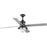 Progress Gillen 1 Light Ceiling Fan/Light Kit, Blistered Iron - P250075-171-WB